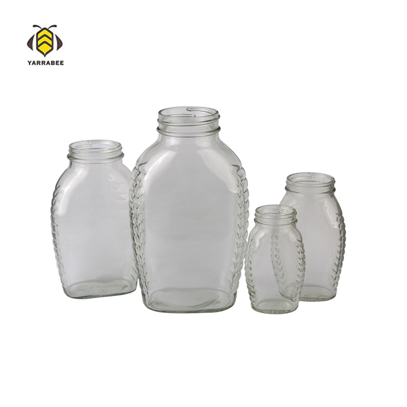 Queenline Glass Honey Jar